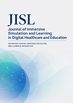 Journal of Immersive Simulation and Learning in Digital Healthcare and Education cover